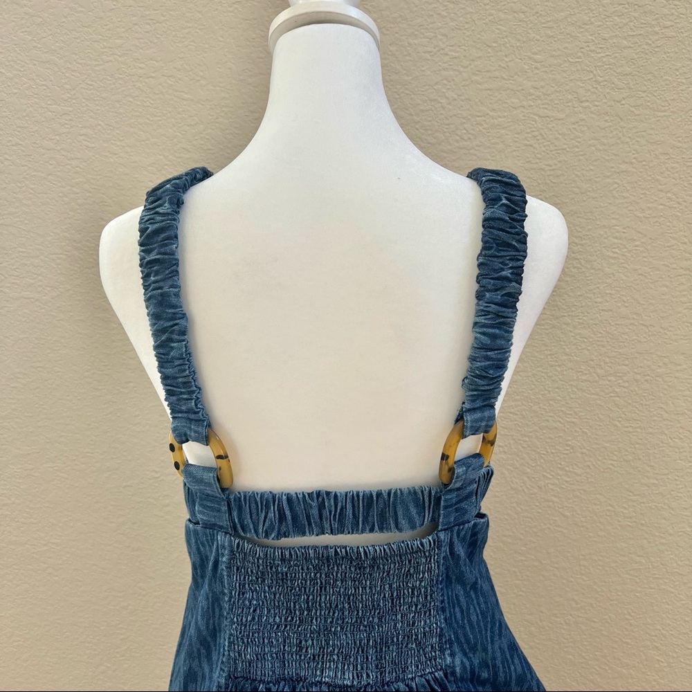 NWT Pilcro Ikat Denim Mini Sundress - Picture 5 of 8